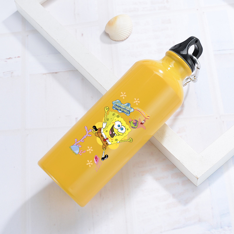 Outdoor Camping Kettle - SpongeBobs Aluminum Water Bottle Outdoor Bike