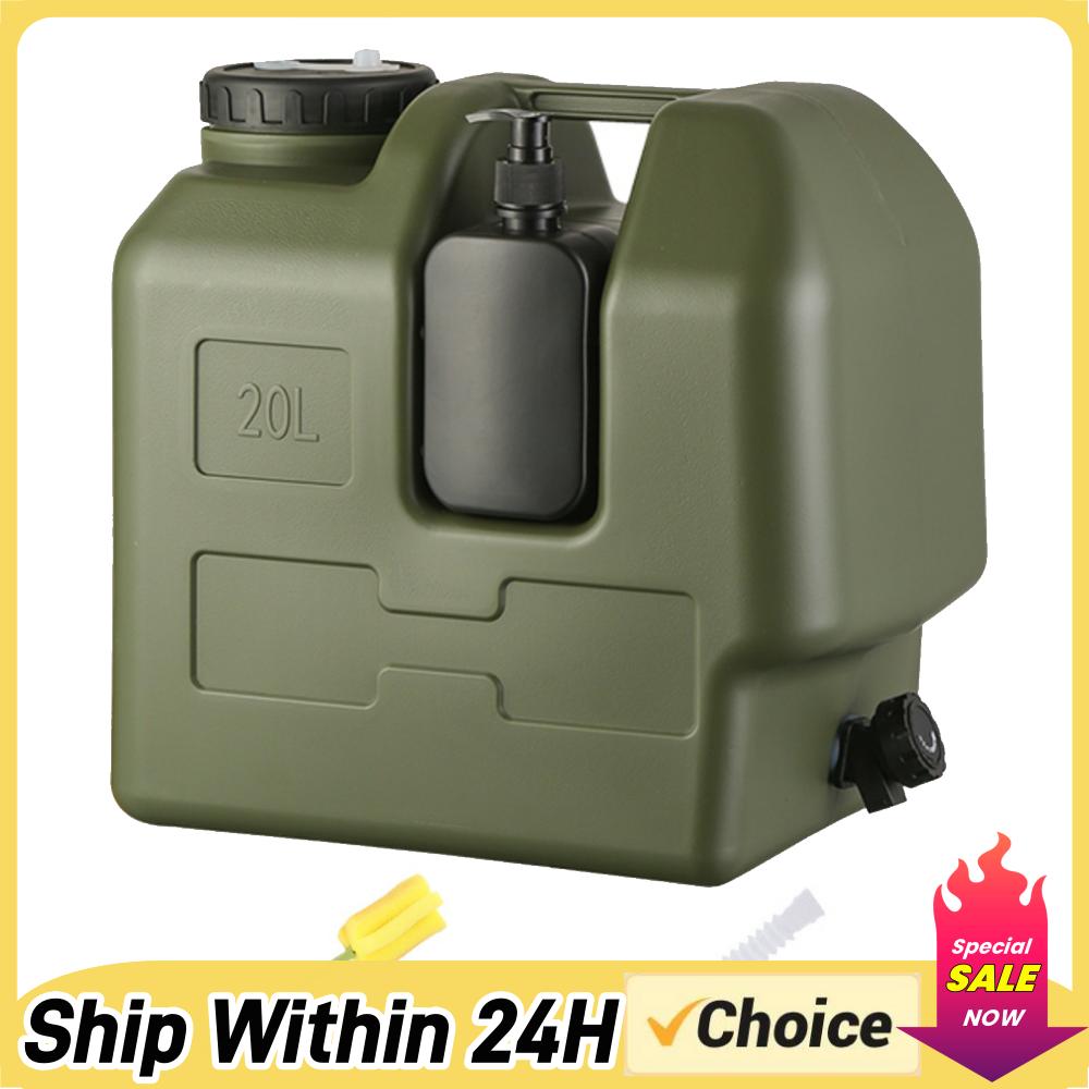 Outdoor Camping Kettle - 15/20L Portable Camping Water Jug With
