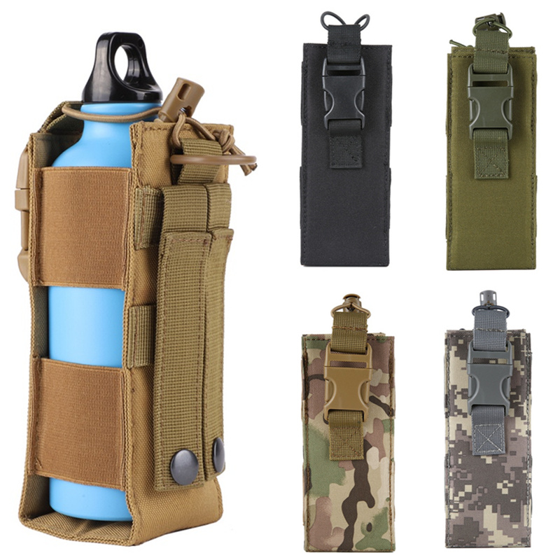 Outdoor Camping Kettle - Molle Water Bottle Holster Pouch Outdoor