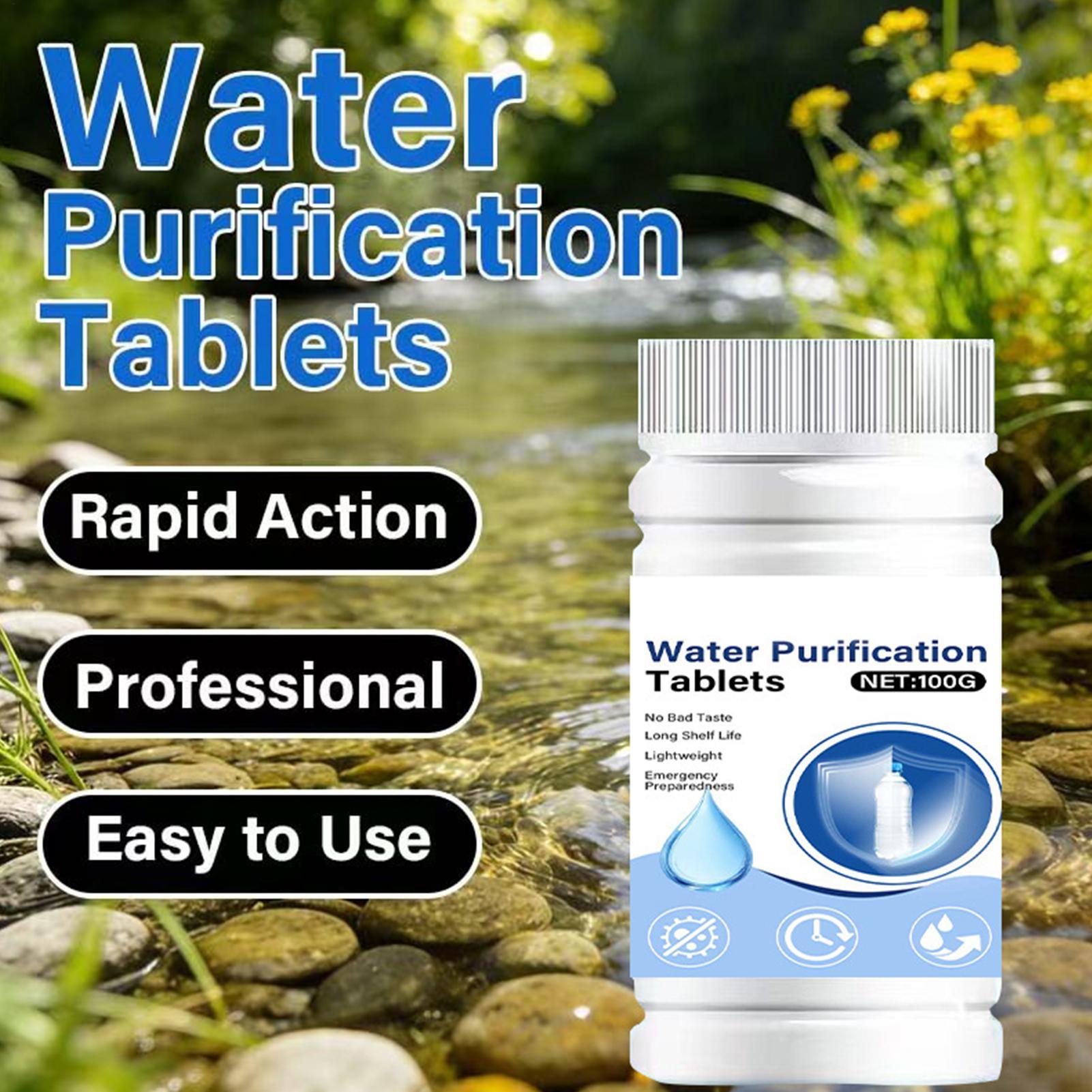 Bivvy Bag Emergency - Fast Dissolving Water Purification Tablets Portable