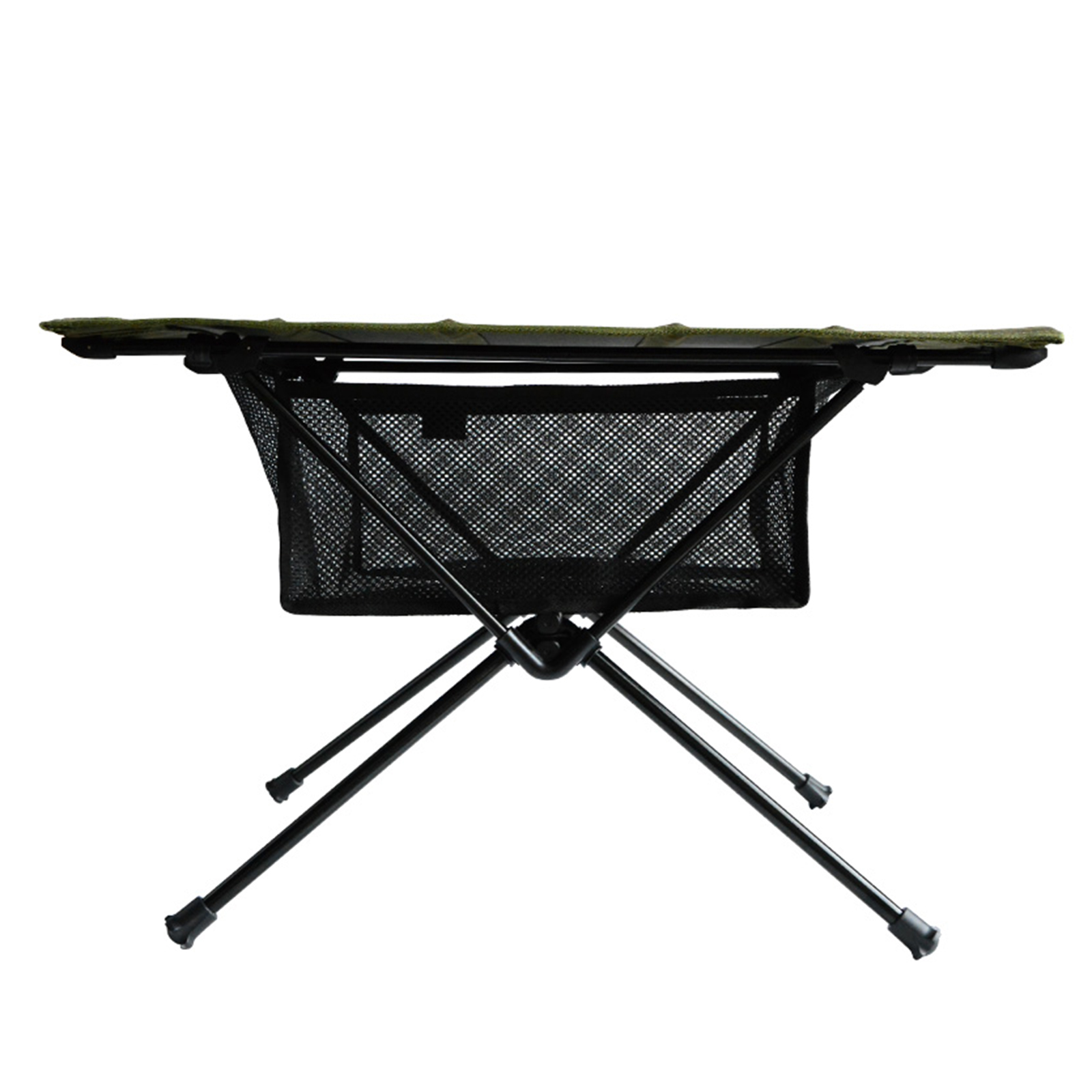 Outdoor Camping Table With Storage - Mesh Basket Organizer Camping Foldable Table