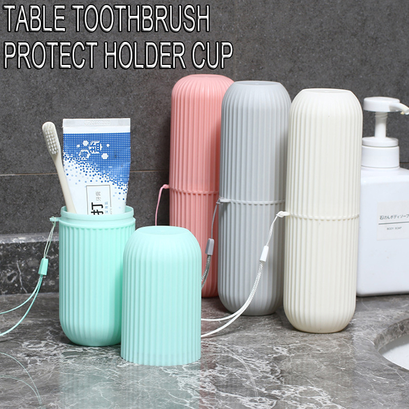 Outdoor Camping Table With Storage - Table Toothbrush Protect Holder Cup Case