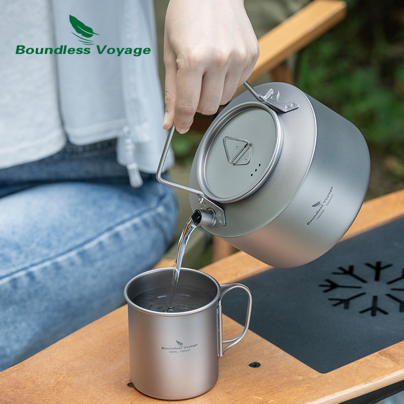 Boundless Voyage Titanium Kett - Outdoor Camping Kettle 评论和价格