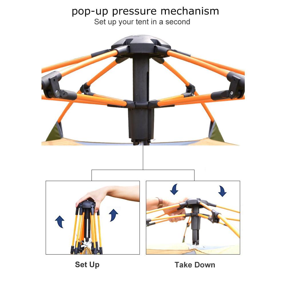 Desert&Fox 3-4 Person Dome Aut - Outdoor Camping Dome 评论和价格