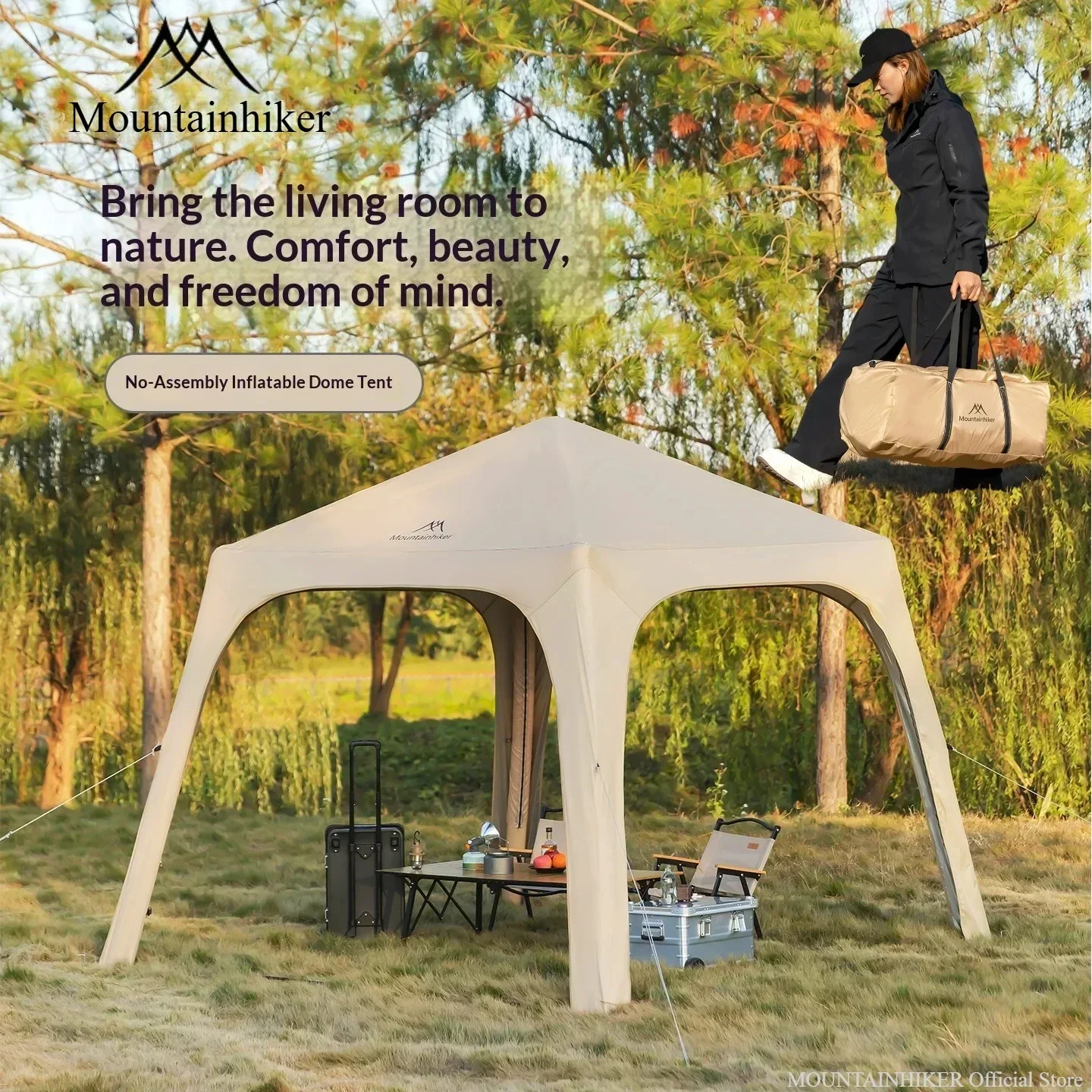 Inflatable Dome Tent, Large Ai - Outdoor Camping Dome 评论和价格