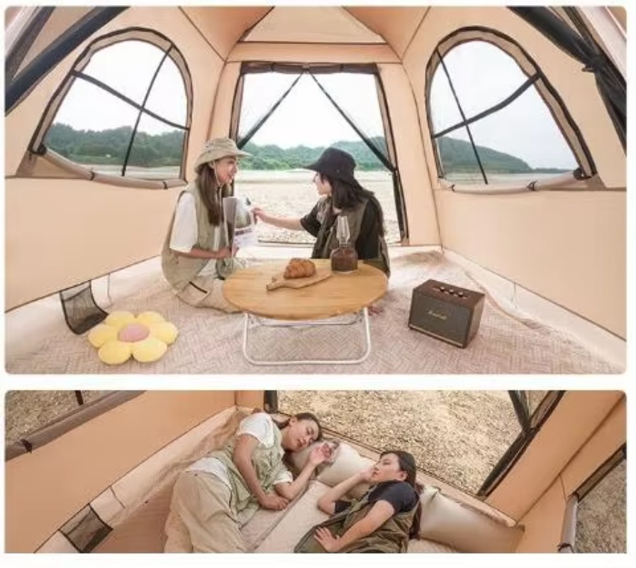 Factory Portable Inflatable Ox - Outdoor Camping Automatic Quick Opening Tent 评论和价格