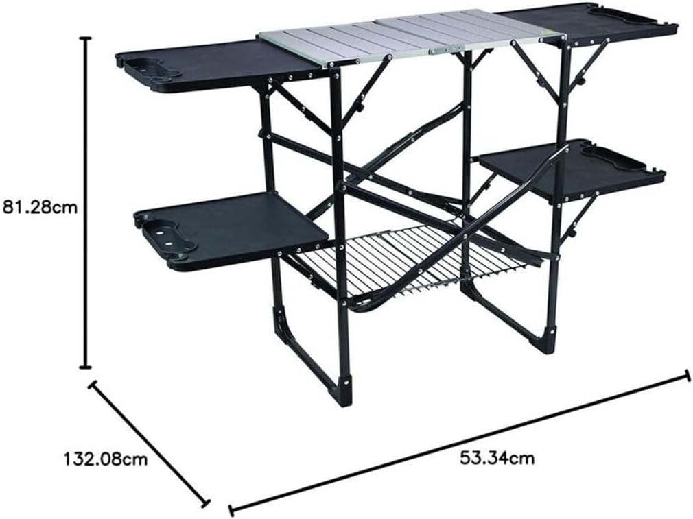 Slim Fold Portable Camping Kit - Outdoor Camping Table With Storage 评论和价格
