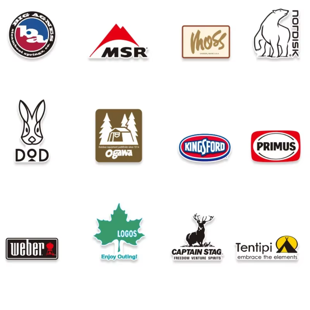 20Pcs Outdoor Stickers Pack Ca - Outdoor Camping Brand 评论和价格