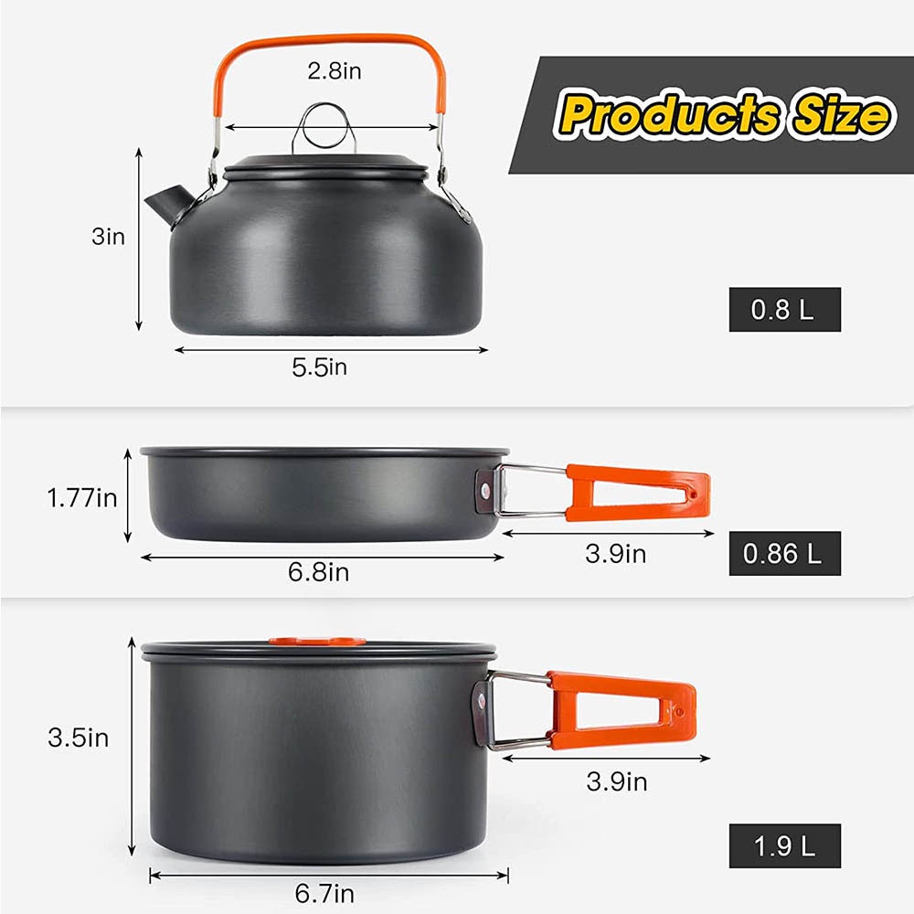 Outdoor Camping Cooker Portabl - Outdoor Camping Kettle 评论和价格
