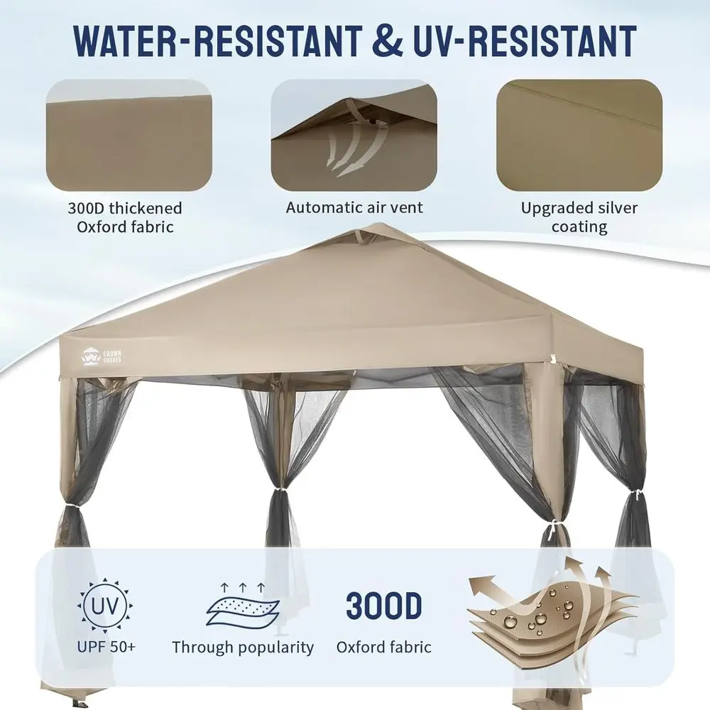 10x10 Mosquito Net Gazebo with - Outdoor Camping Mosquito Net 评论和价格