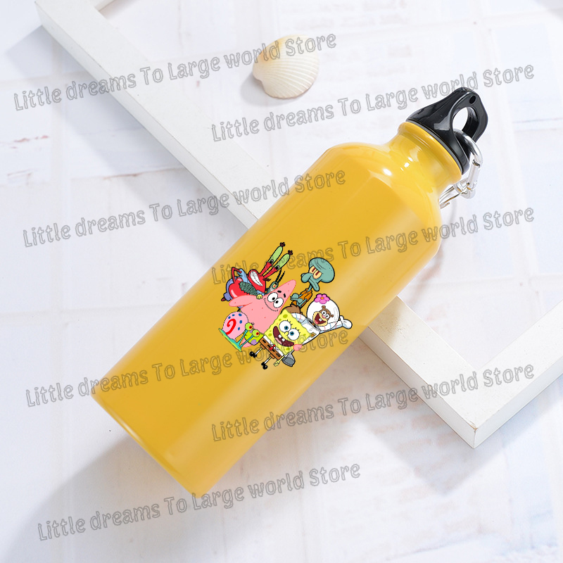 SpongeBobs Aluminum Water Bott - Outdoor Camping Kettle 评论和价格