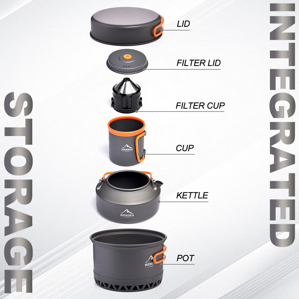 Camping Tableware Outdoor Cook - Outdoor Camping Kettle 评论和价格