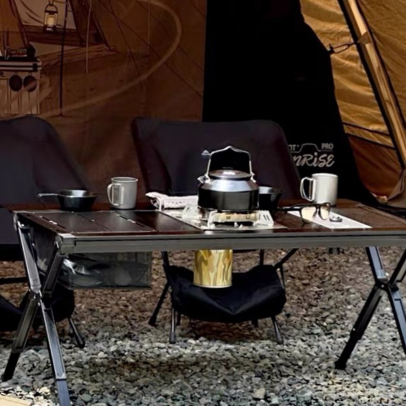 Tryhomy Igt 1  Unit Basket Dra - Outdoor Camping Table With Storage 评论和价格