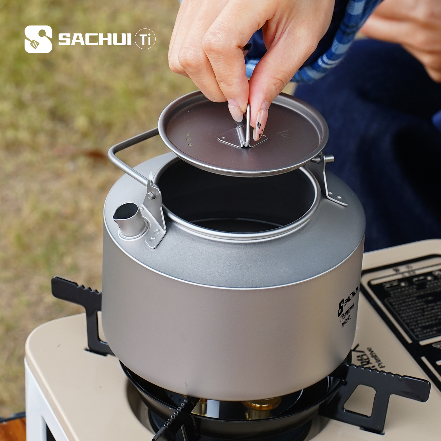 1000ML Pure Titanium Kettle Ou - Outdoor Camping Kettle 评论和价格