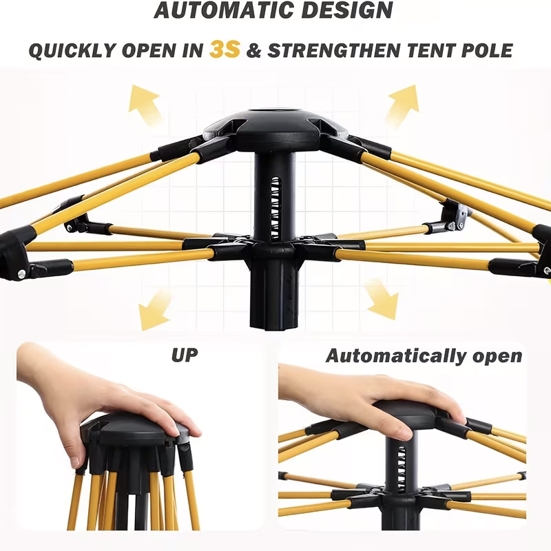 Outdoor automatic quick-openin - Outdoor Camping Automatic Quick Opening Tent 评论和价格