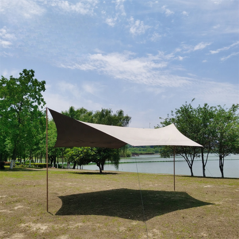 High Quality MCETO 4X5M Black  - Waterproof Tarp Shelter 评论和价格