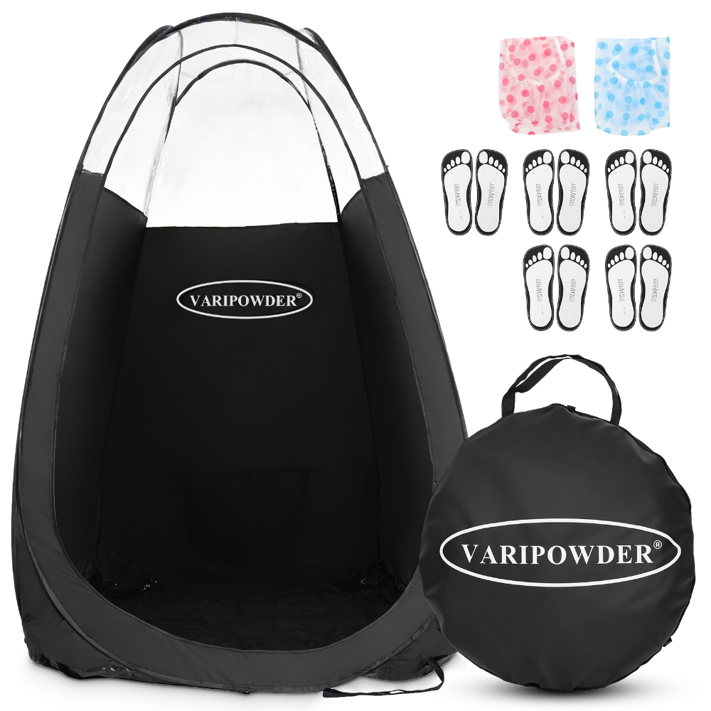 Black Spray Tanning Tent Porta - Outdoor Camping Automatic Quick Opening Tent 评论和价格