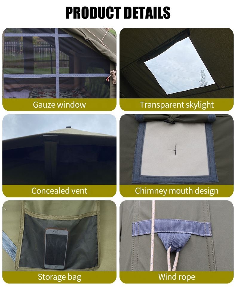 Luxury 3-4 Season Large Air Te - Outdoor Camping And Glamping 评论和价格