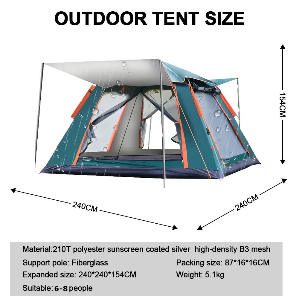 Goture Waterproof Automatic Te - Outdoor Camping Dome 评论和价格