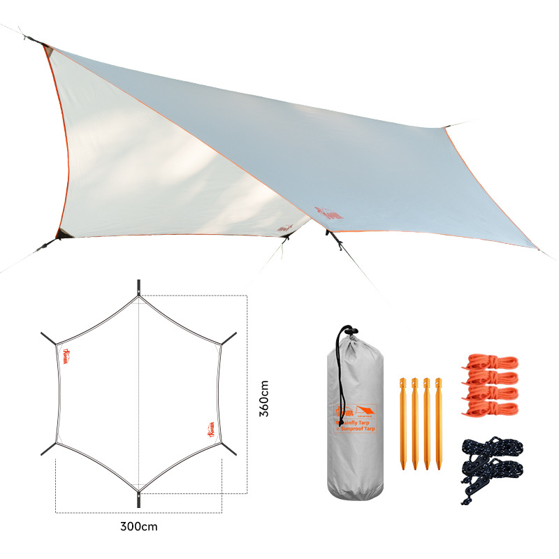 Sunshade canopy tent, sun-proo - Waterproof Tarp Shelter 评论和价格