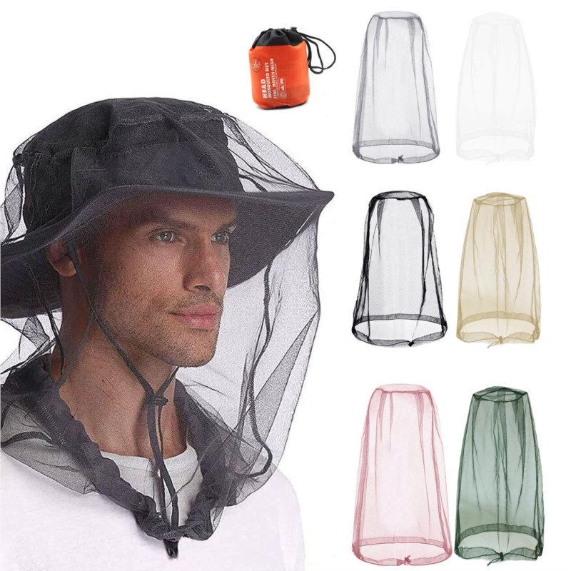 Outdoor Fishing Cap Mosquito H - Outdoor Camping Mosquito Net 评论和价格