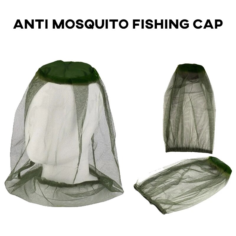 Anti Mosquito Fishing Cap 1pc  - Outdoor Camping Mosquito Net 评论和价格