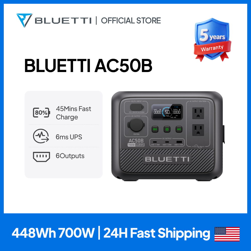 BLUETTI AC50B Portable Power S - Outdoor Camping Kettle 评论和价格