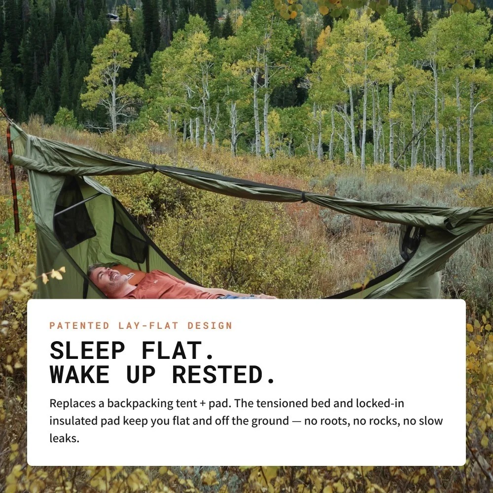 Flat Hammock with Mosquito Net - Outdoor Camping Mosquito Net 评论和价格