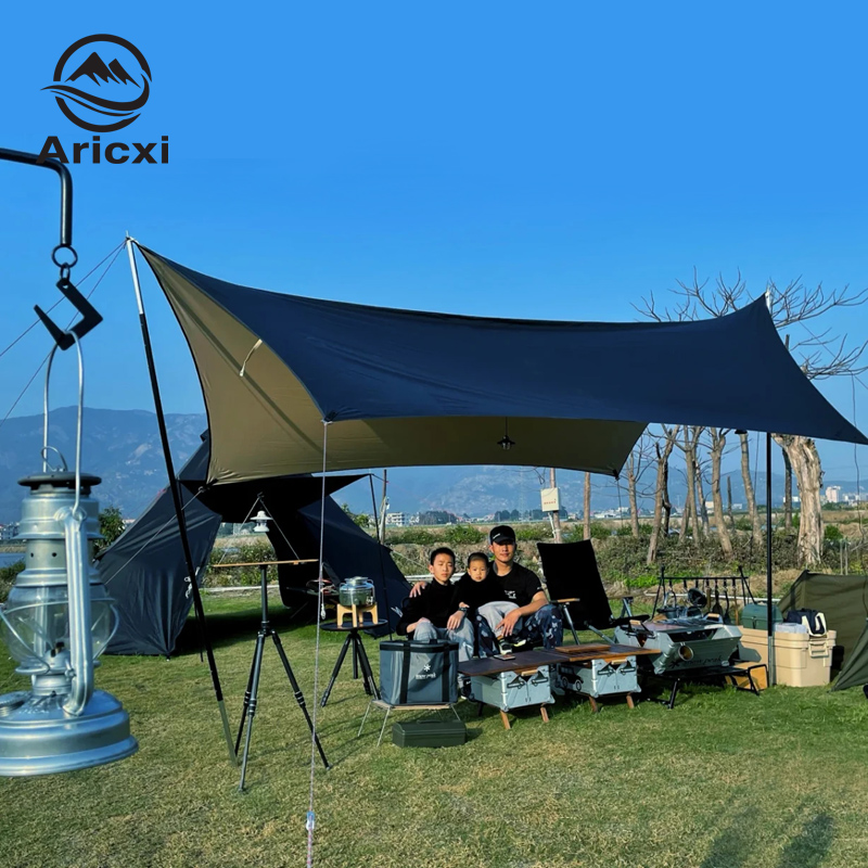 Aricxi Black Coating  Tarp Out - Waterproof Tarp Shelter 评论和价格