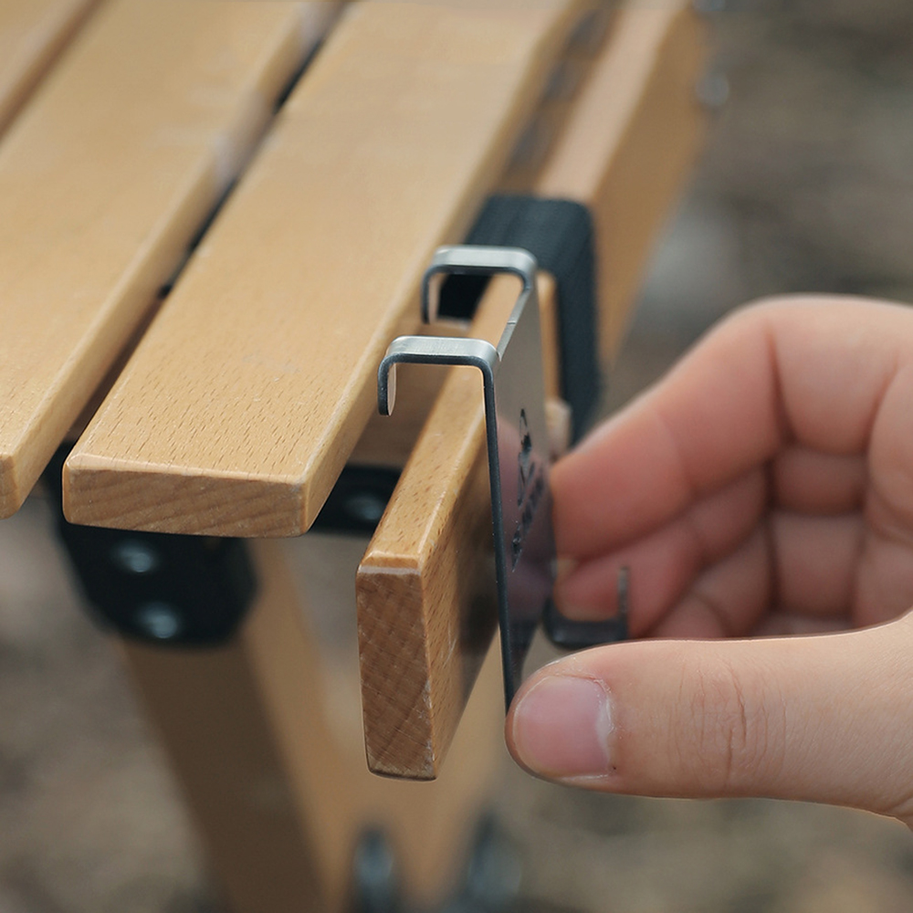 Hang Gas Canister Hook Camping - Outdoor Camping Table With Storage 评论和价格