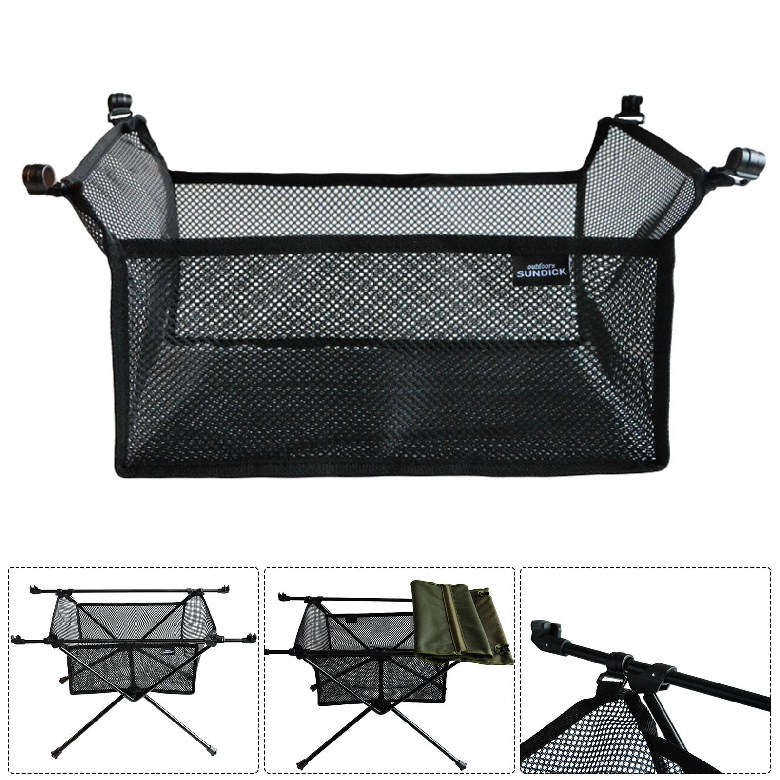 Mesh Basket Organizer Camping  - Outdoor Camping Table With Storage 评论和价格