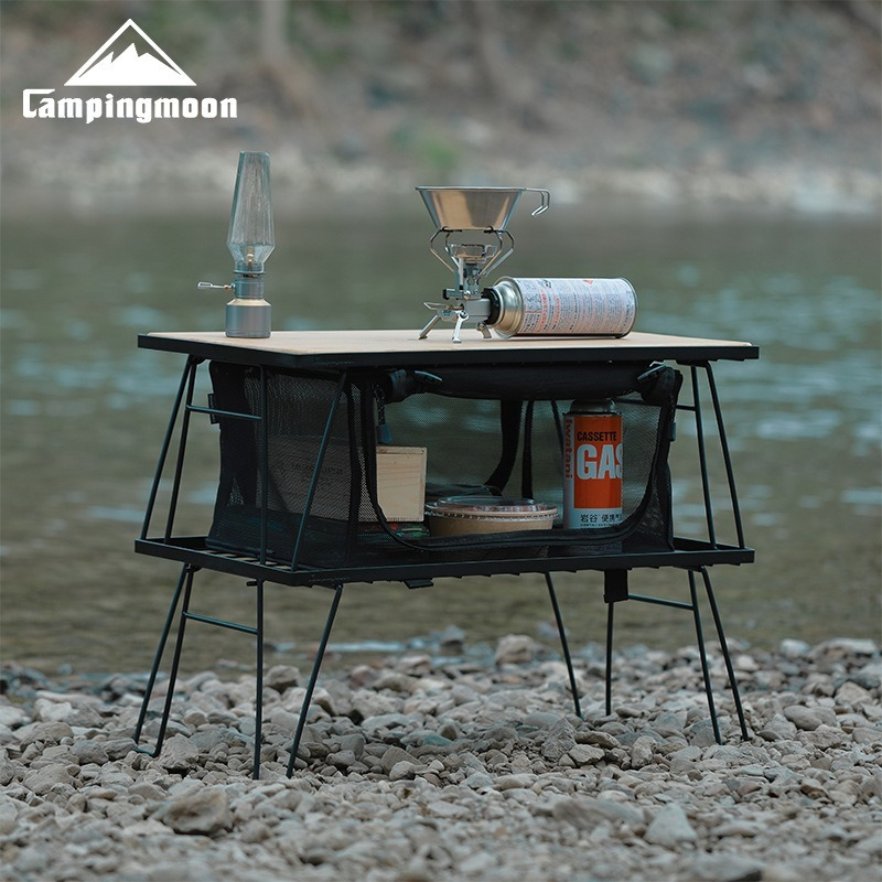 CAMPINGMOON T-230 Portable Mul - Outdoor Camping Table With Storage 评论和价格