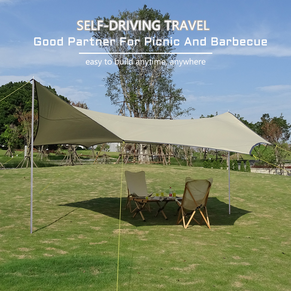 Octagon 5.1x5.1m Large Tarp Wa - Waterproof Tarp Shelter 评论和价格