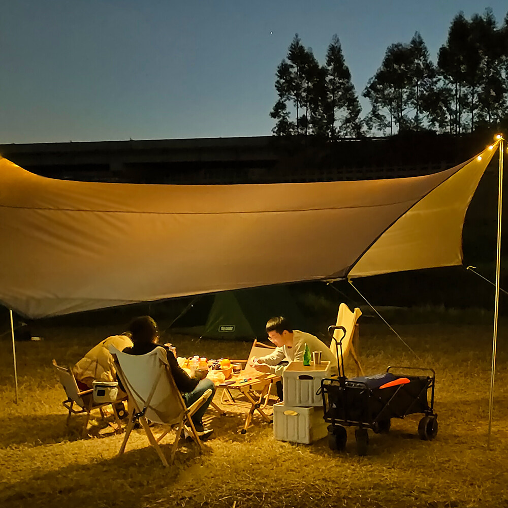 Octagon 5.1x5.1m Large Tarp Wa - Waterproof Tarp Shelter 评论和价格