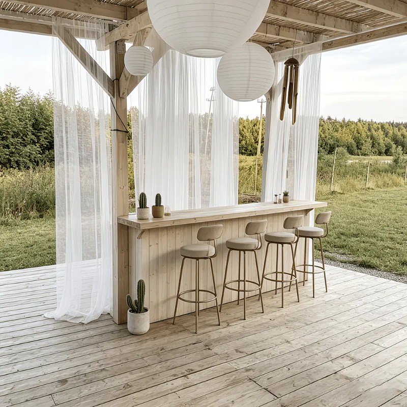 1 Panel Outdoor Curtains with  - Outdoor Camping Venues 评论和价格